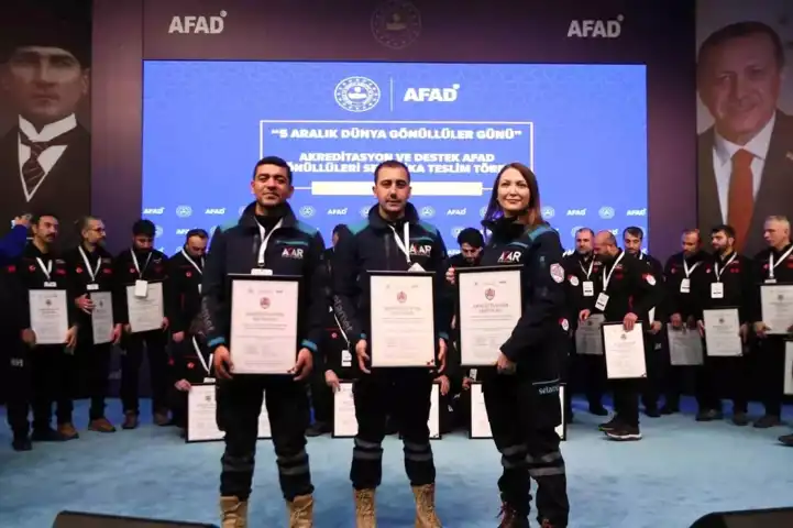 Arama Kurtarma Derneği Akreditasyon Belgesi Aldı