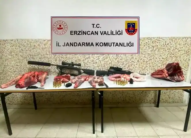 Erzincan'da Kaçak Avcılara Ağır Ceza