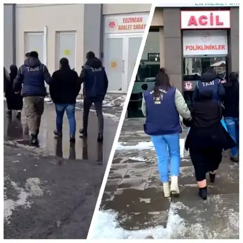 Erzincan'da 4 Terör Propagandacısı Yakalandı