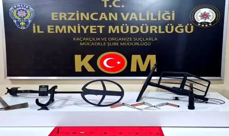 Erzincan'da Tarihi Eser Kaçakçısı Operasyonu